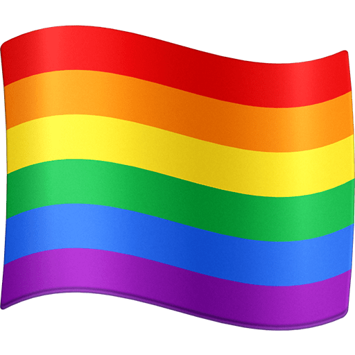 Rainbow Flag as drawn by Facebook in 3.1