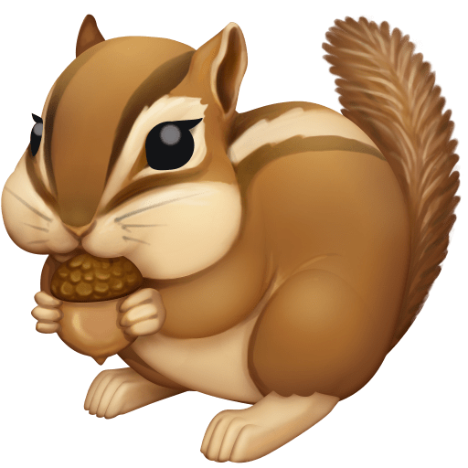 Chipmunk as drawn by Facebook in 3.1