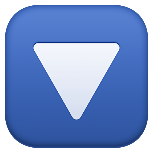Downwards Button as drawn by Facebook in 3.1