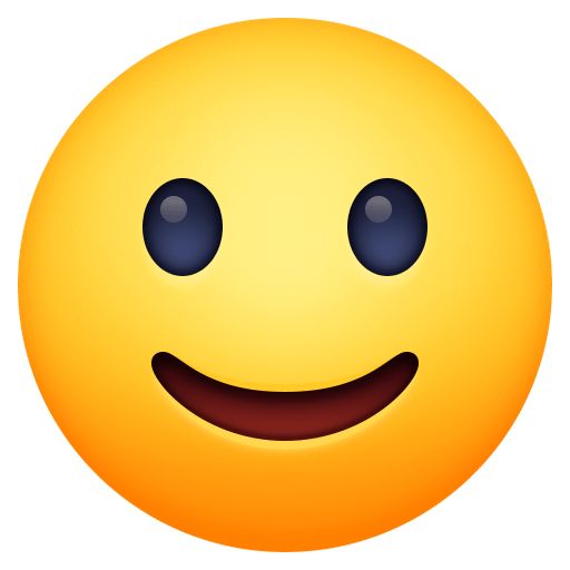 Leicht Lächelndes Gesicht as drawn by Facebook in 3.1