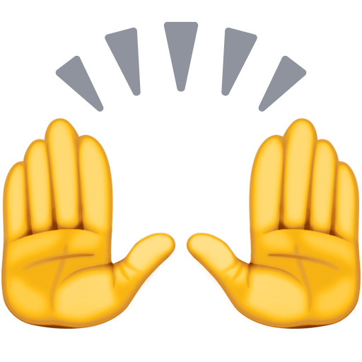 Raising Hands as drawn by Facebook in 3.1