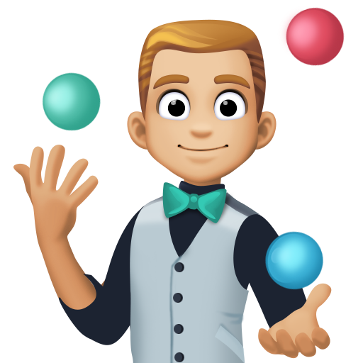 Person Juggling: Medium-Light Skin Tone, the design in this release