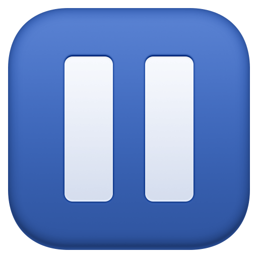 Bouton Pause as drawn by Facebook in 3.1