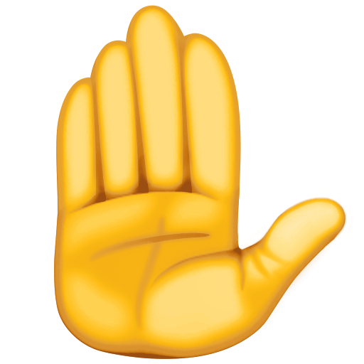 Raised Hand, the previous design