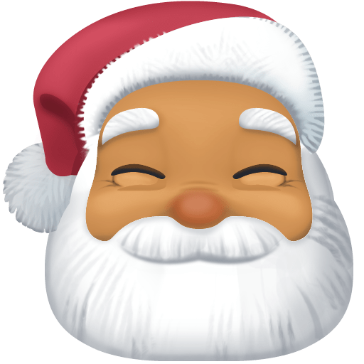 Santa Claus: Medium Skin Tone, the previous design