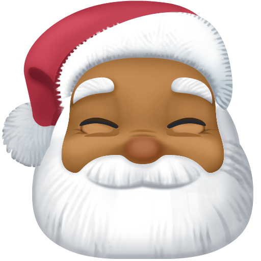 Santa Claus: Medium-Dark Skin Tone, the previous design
