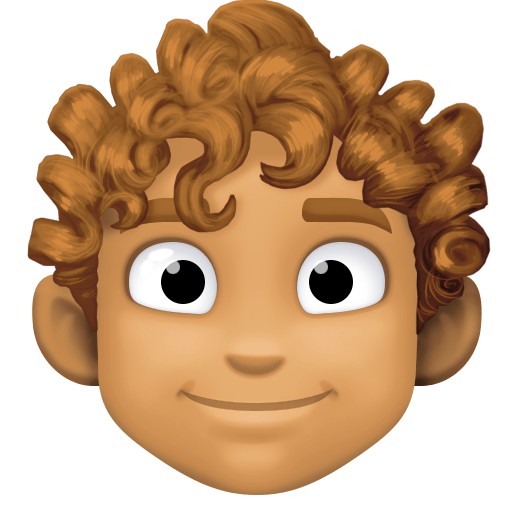 Man: Medium Skin Tone, Curly Hair, the previous design