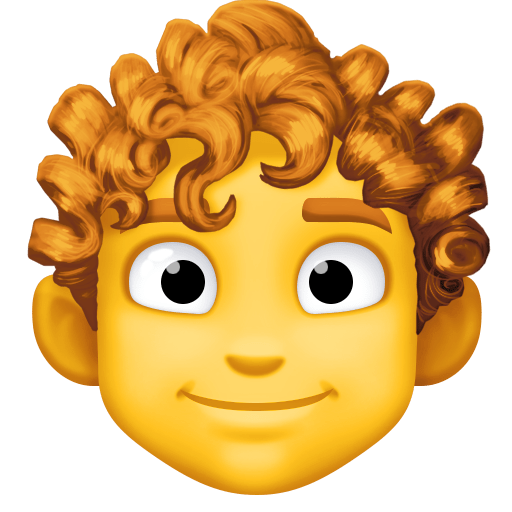 Man: Curly Hair, the previous design