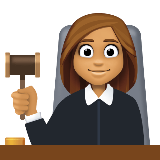 Woman Judge: Medium Skin Tone, the previous design
