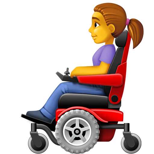 Woman in Motorized Wheelchair, the design in this release