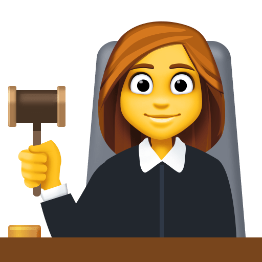 Woman Judge, the previous design
