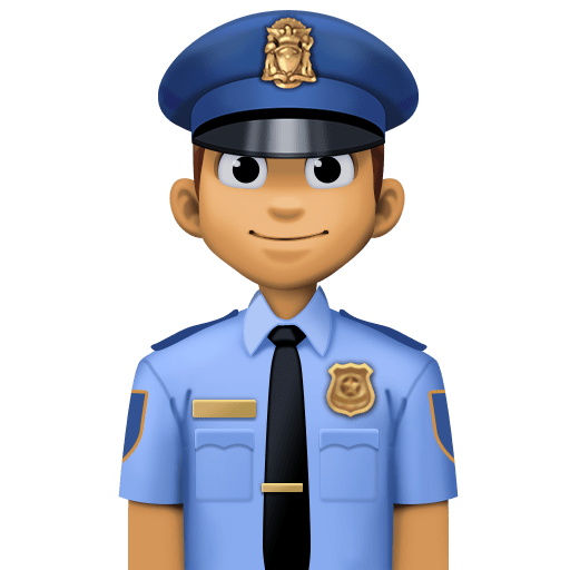 Police Officer: Medium Skin Tone, the previous design