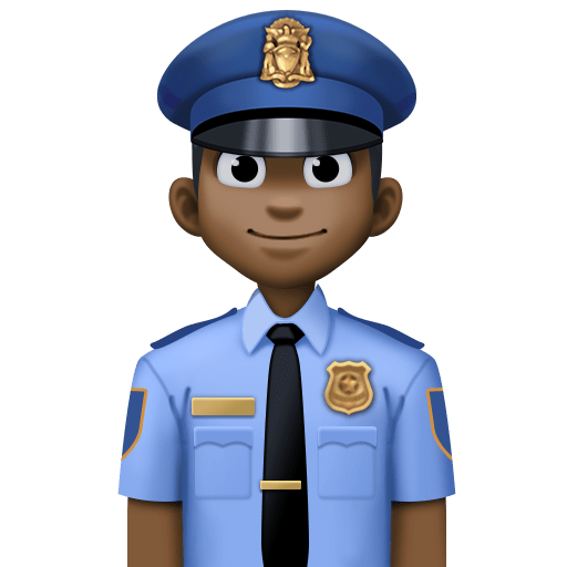 Police Officer: Dark Skin Tone, the previous design