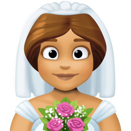 Person with Veil: Medium Skin Tone, the previous design