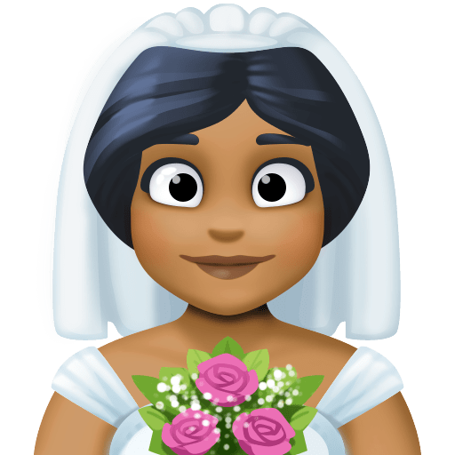 Person with Veil: Medium-Dark Skin Tone, the previous design