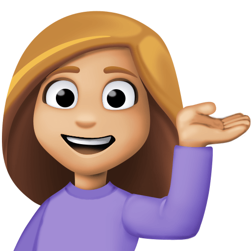 Person Tipping Hand: Medium-Light Skin Tone, the previous design