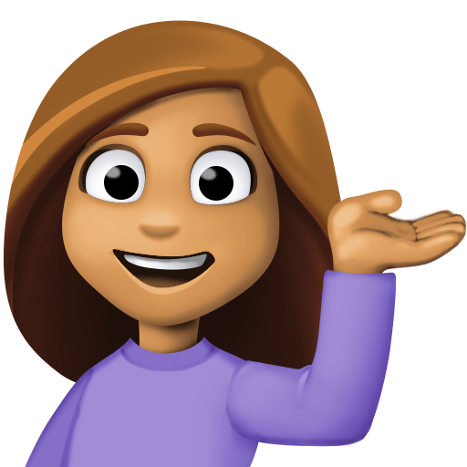 Person Tipping Hand: Medium Skin Tone, the previous design
