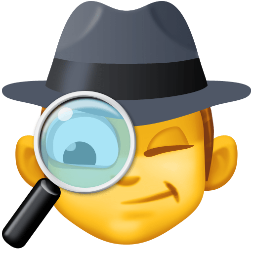 Detective as drawn by Facebook in 4.0