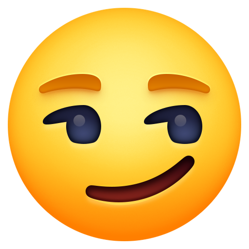 Smirking Face, the design in this release