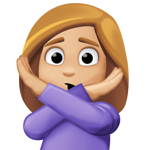 Person Gesturing NO: Medium-Light Skin Tone, the previous design