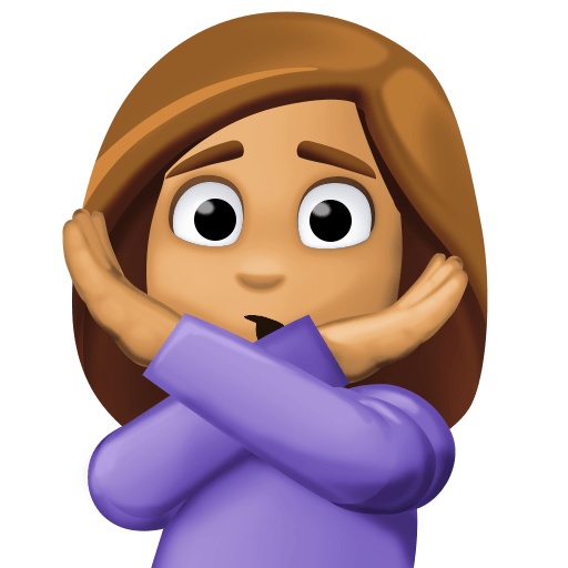 Person Gesturing NO: Medium Skin Tone, the previous design