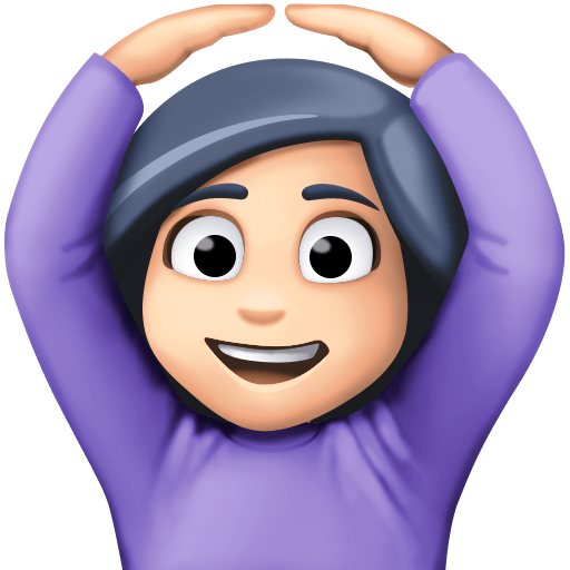 Person Gesturing OK: Light Skin Tone, the previous design