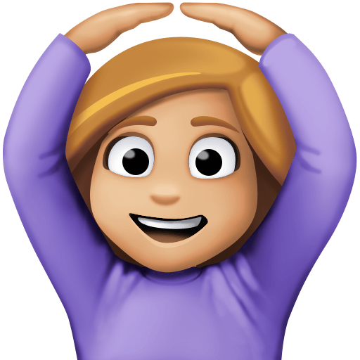 Person Gesturing OK: Medium-Light Skin Tone, the previous design