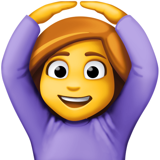 Person Gesturing OK, the previous design