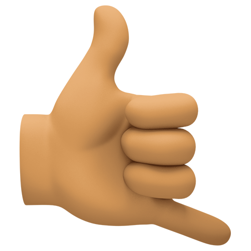 Call Me Hand: Medium Skin Tone, the design in this release