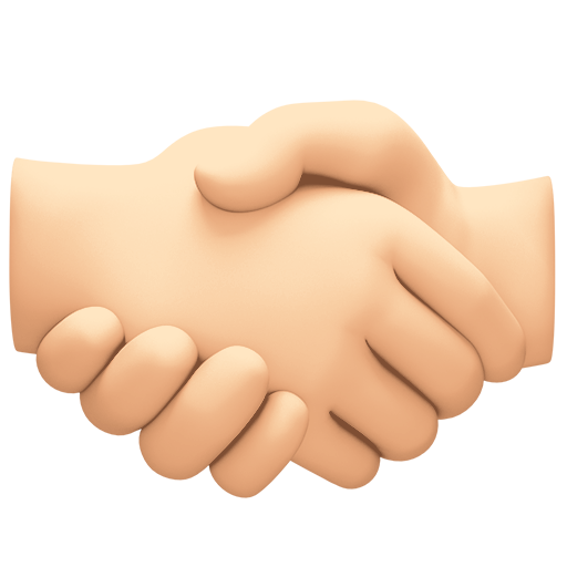 Handshake: Light Skin Tone, the design in this release
