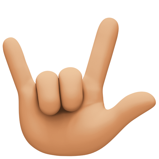 Love-You Gesture: Medium-Light Skin Tone, the design in this release