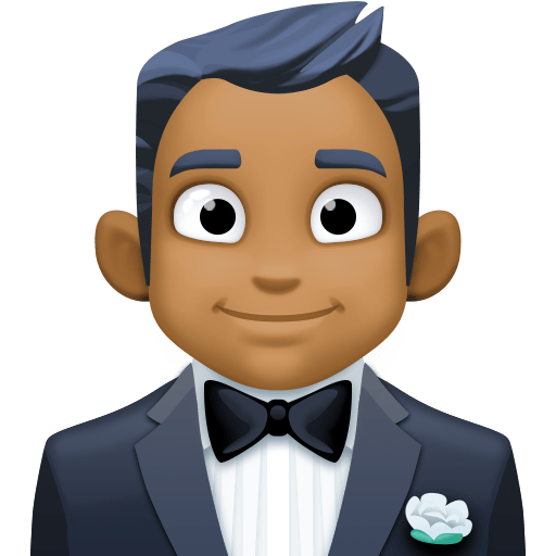 Person in Tuxedo: Medium-Dark Skin Tone, the previous design