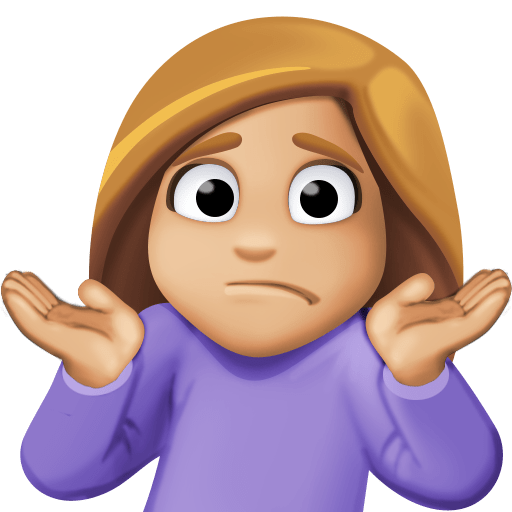 Person Shrugging: Medium-Light Skin Tone, the previous design