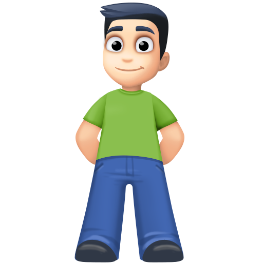 Man Standing: Light Skin Tone, the design in this release
