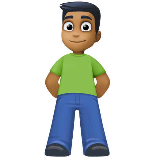 Man Standing: Medium-Dark Skin Tone, the design in this release