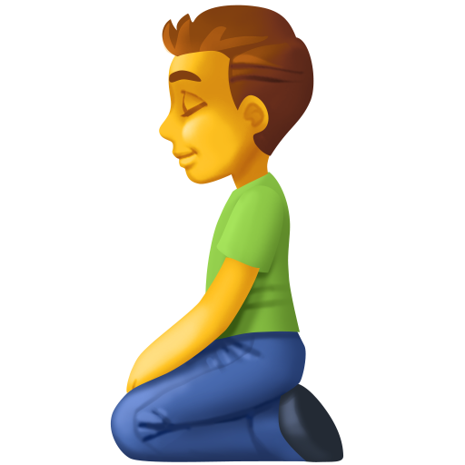 Man Kneeling, the design in this release