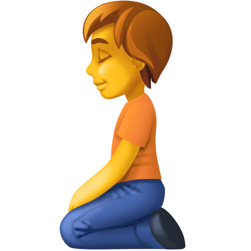 Person Kneeling, the design in this release