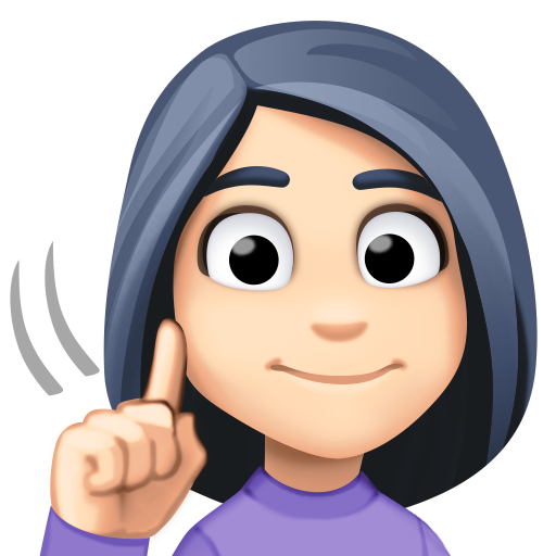 Deaf Woman: Light Skin Tone, the design in this release