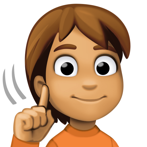 Deaf Person: Medium Skin Tone, the design in this release