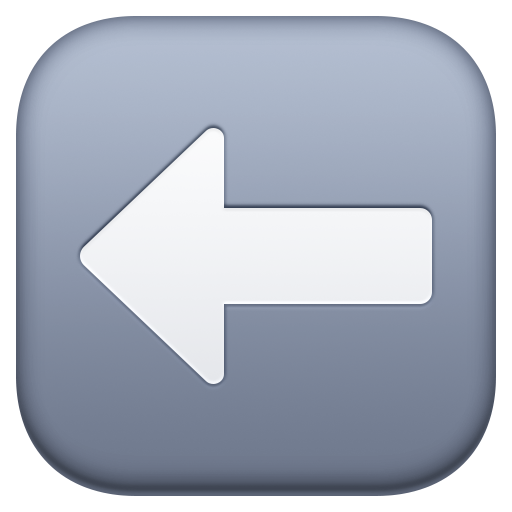 Left Arrow as drawn by Facebook in 4.0