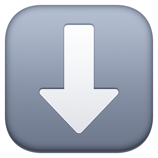 Down Arrow as drawn by Facebook in 4.0