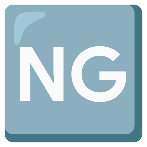 NG Button as drawn by Google in 15.0