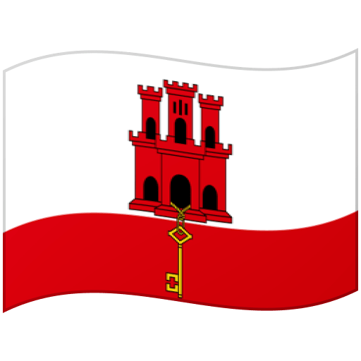 Flag: Gibraltar as drawn by Google in 15.0