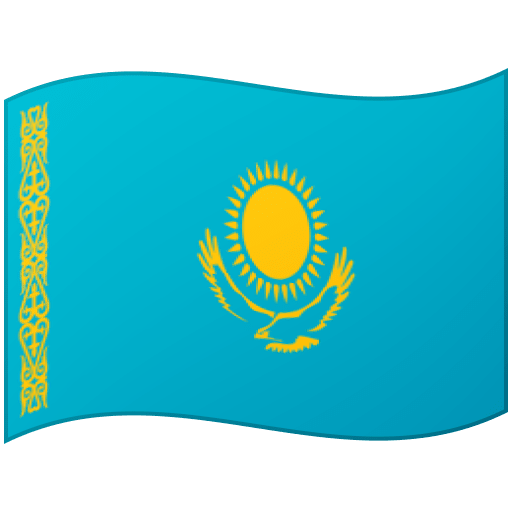 Flag: Kazakhstan as drawn by Google in 15.0