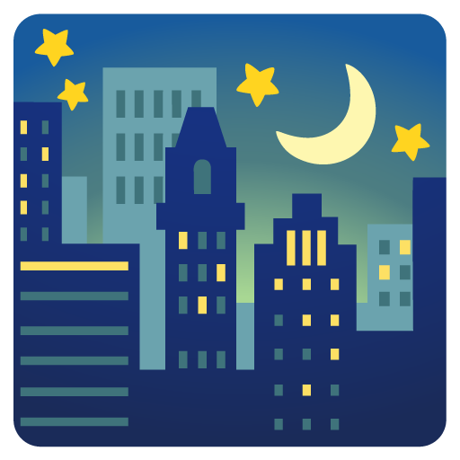 Night with Stars as drawn by Google in 15.0
