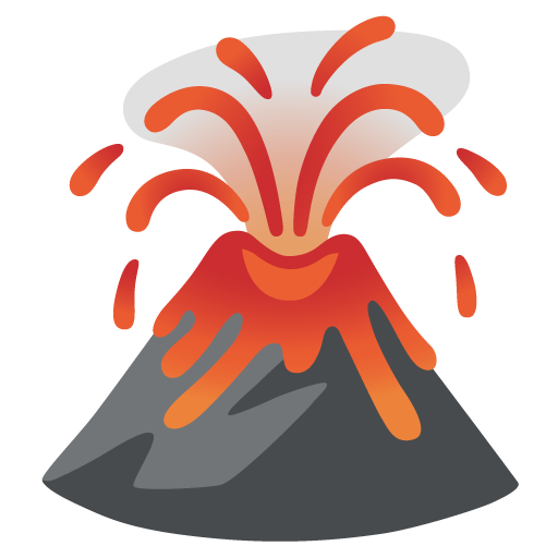 火山 as drawn by Google in 15.0