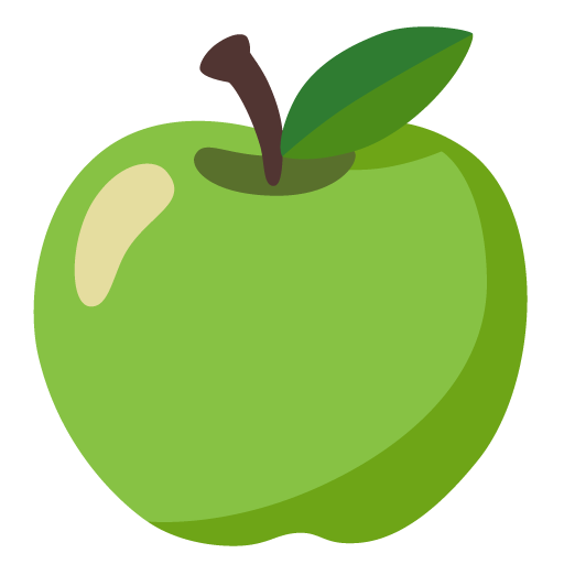 Green Apple as drawn by Google in 15.0