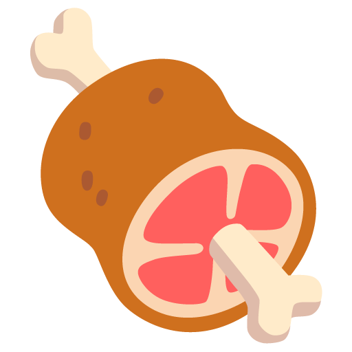 Meat on Bone as drawn by Google in 15.0