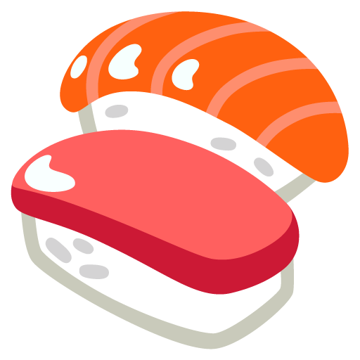 Sushi as drawn by Google in 15.0