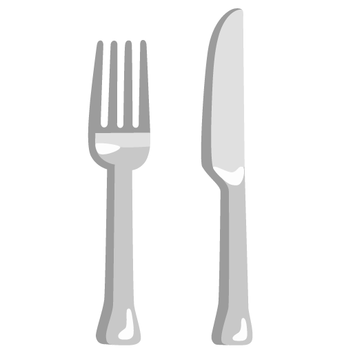 Fork and Knife as drawn by Google in 15.0